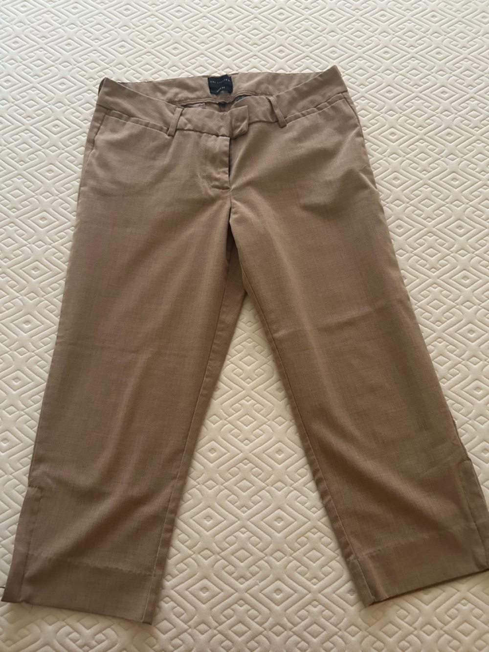 Women's Khaki Straight-Leg Dress Pants